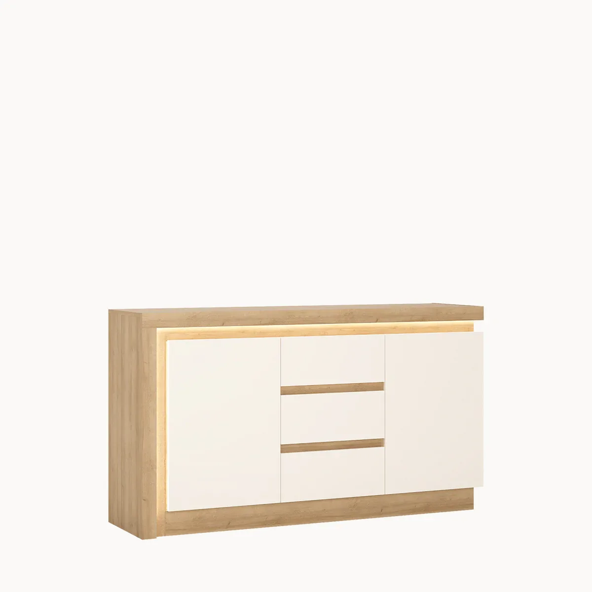 Komoda szeroka Lyon jasny LYOK01
