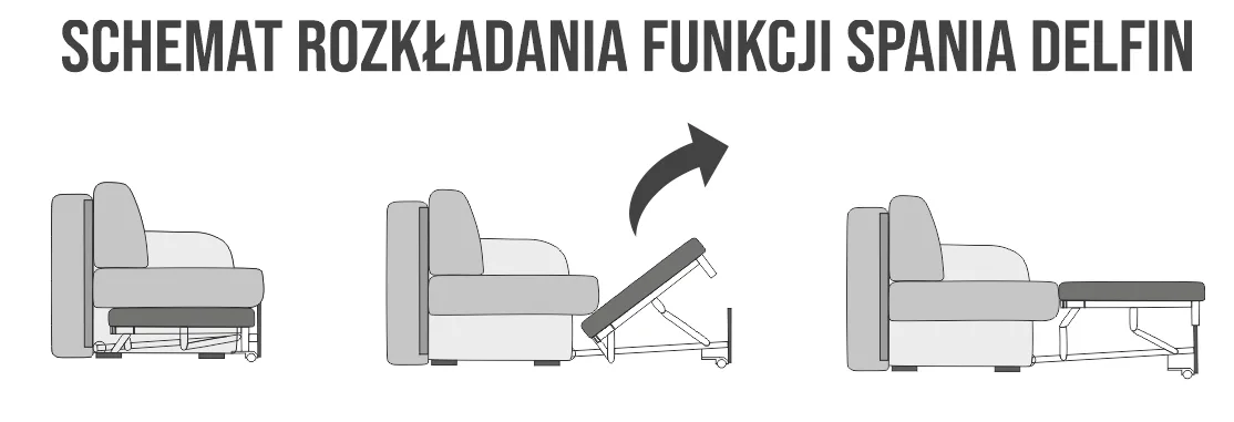 Schemat funkcji spania: Delfin