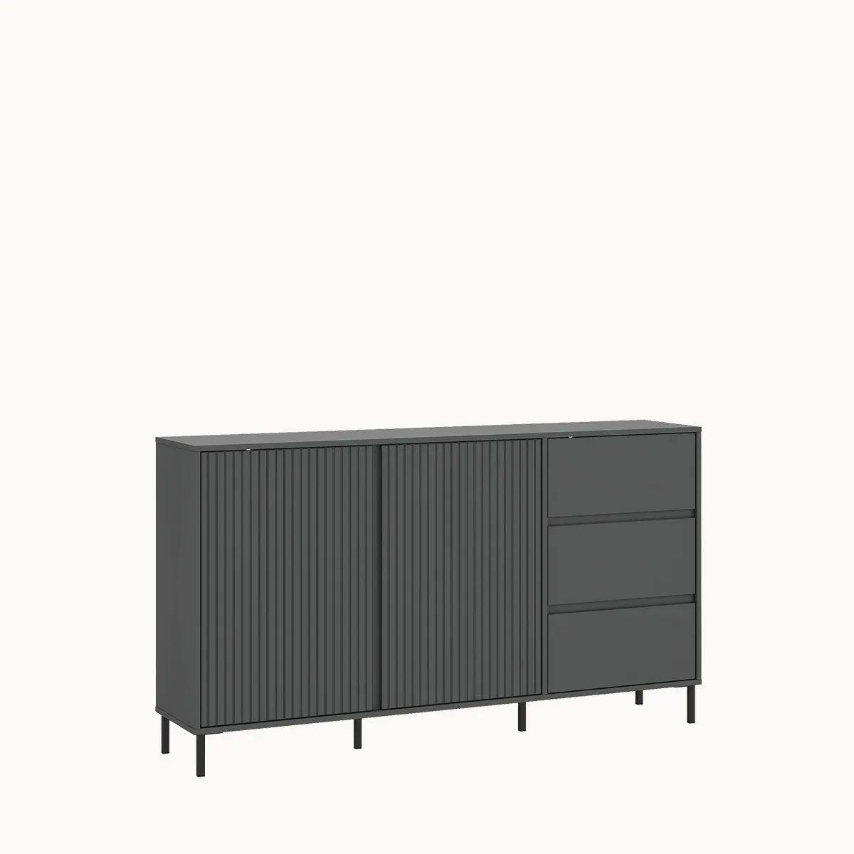 Komoda z szufladami Avenale antracyt AVEK01