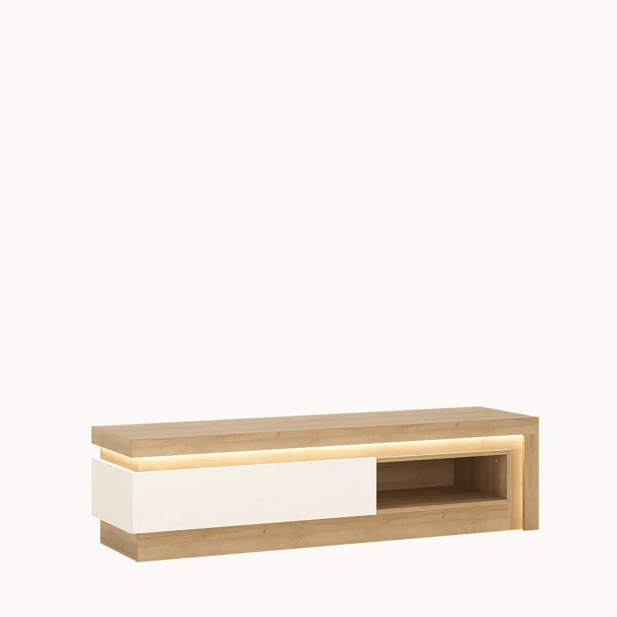 Szafka RTV Lyon jasny 130 cm LYOF02